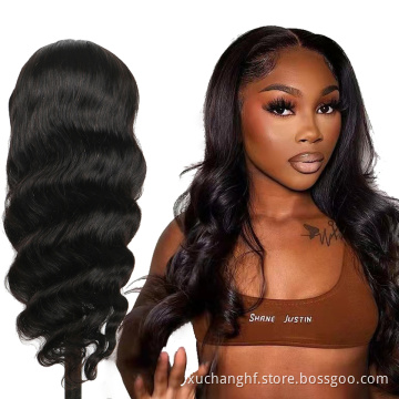 Hd Full 360 Lace Frontal Wig Raw Brazilian Virgin Body Wave Human Hair Transparent Lace Front Wig Natural Human Hair Wig Vendor
